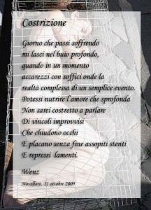 "Costrizione" - Poesia di Enzo Crotti dedicata a Giacomo Leopardi
