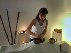 Seduta di massaggio sonoro